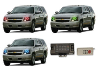 Chevrolet Tahoe V.3 Fusion Color Change LED Halo Headlight Kit 2007-2013