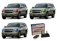 Chevrolet Tahoe V.3 Fusion Color Change LED Halo Headlight Kit 2007-2013