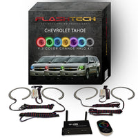 Chevrolet Tahoe V.3 Fusion Color Change LED Halo Headlight Kit 2007-2013