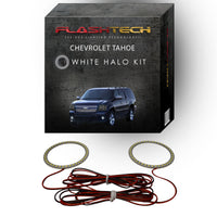 Chevrolet Tahoe White LED Halo Fog Light Kit 2007-2013