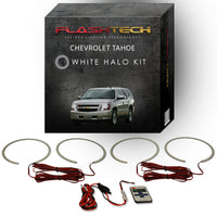 Chevrolet Tahoe White LED Halo Headlight Kit 2007-2013