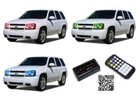 Chevrolet Trailblazer V.3 Fusion Color Change LED Halo Headlight Kit 2002-2009