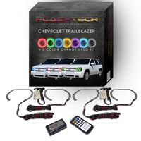 Chevrolet Trailblazer V.3 Fusion Color Change LED Halo Headlight Kit 2002-2009