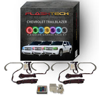 Chevrolet Trailblazer V.3 Fusion Color Change LED Halo Headlight Kit 2002-2009