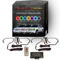 Chevrolet Trailblazer V.3 Fusion Color Change LED Halo Headlight Kit 2002-2009