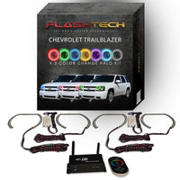 Chevrolet Trailblazer V.3 Fusion Color Change LED Halo Headlight Kit 2002-2009