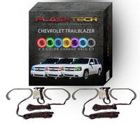 Chevrolet Trailblazer V.3 Fusion Color Change LED Halo Headlight Kit 2002-2009