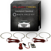 Chevrolet Traverse White LED Halo Headlight Kit 2009-2012