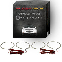 Chevrolet Traverse White LED Halo Headlight Kit 2009-2012