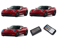 Chevrolet Corvette V.3 Fusion Color Change LED Halo Headlight Kit 2014-2016