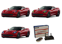 Chevrolet Corvette V.3 Fusion Color Change LED Halo Headlight Kit 2014-2016