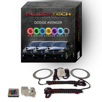 Dodge Avenger V.3 Fusion Color Change LED Halo Fog Light Kit 2008-2015