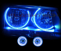 Dodge Avenger V.3 Fusion Color Change Headlight & LED Halo Fog Light Kit 2008-2010