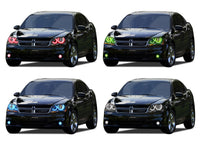 Dodge Avenger V.3 Fusion Color Change Headlight & LED Halo Fog Light Kit 2008-2010