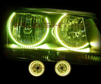 Dodge Avenger V.3 Fusion Color Change Headlight & LED Halo Fog Light Kit 2008-2010