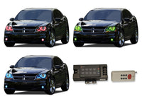 Dodge Avenger V.3 Fusion Color Change Headlight & LED Halo Fog Light Kit 2008-2010