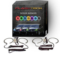 Dodge Avenger V.3 Fusion Color Change LED Halo Headlight Kit 2008-2015