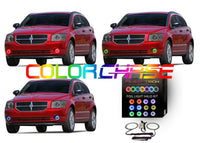 Dodge Caliber ColorChase LED Halo Fog Light Kit 2007-2012