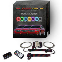 Dodge Caliber V.3 Fusion Color Change LED Halo Fog Light Kit 2007-2012