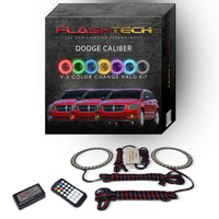 Dodge Caliber V.3 Fusion Color Change LED Halo Fog Light Kit 2007-2012