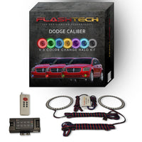 Dodge Caliber V.3 Fusion Color Change LED Halo Fog Light Kit 2007-2012