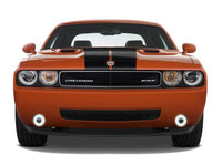 Dodge Challenger External Waterproof White & Amber Switchback LED halo Fog Light Kit 2008-2014