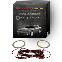 Dodge Challenger White LED Halo Fog Light Kit 2008-2014
