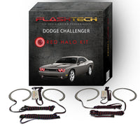 Dodge Challenger Non Projector V.3 Fusion Color Change LED Halo Headlight Kit 2008-2014