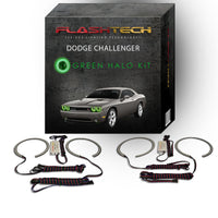 Dodge Challenger Projector V.3 Fusion Color Change LED Halo Headlight Kit 2008-2014
