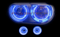 Dodge Challenger Projector V.3 Fusion Color Change Headlight & LED Halo Fog Light Kit 2008-2014