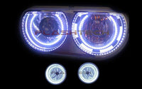 Dodge Challenger Projector V.3 Fusion Color Change Headlight & LED Halo Fog Light Kit 2008-2014