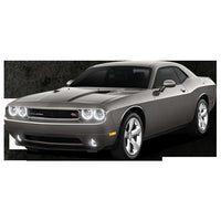 Dodge Challenger Projector V.3 Fusion Color Change Headlight & LED Halo Fog Light Kit 2008-2014