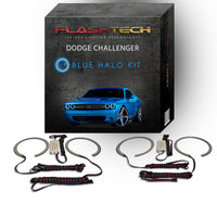 Dodge Challenger Projector V.3 Fusion Color Change LED Halo Headlight Kit 2015-2017