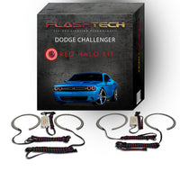 Dodge Challenger Projector V.3 Fusion Color Change LED Halo Headlight Kit 2015-2017