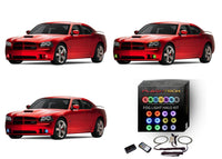 Dodge Charger V.3 Fusion Color Change LED Halo Fog Light Kit 2005-2010