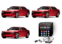 Dodge Charger V.3 Fusion Color Change LED Halo Fog Light Kit 2005-2010