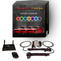 Dodge Charger V.3 Fusion Color Change LED Halo Fog Light Kit 2005-2010