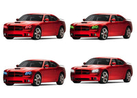Dodge Charger V.3 Fusion Color Change LED Halo Headlight Kit 2005-2010