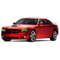 Dodge Charger ColorChase Headlight & LED Halo Fog Light Kit 2005-2010