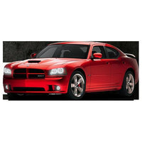 Dodge Charger 6 Ring White Headlight & LED Halo Fog Light Kit 2005-2010