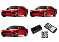 Dodge Charger V.3 Fusion Color Change LED Halo Headlight Kit 2005-2010