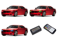 Dodge Charger V.3 Fusion Color Change LED Halo Headlight Kit 2005-2010