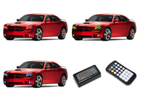 Dodge Charger V.3 Fusion Color Change Headlight & LED Halo Fog Light Kit 2005-2010