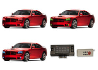 Dodge Charger V.3 Fusion Color Change Headlight & LED Halo Fog Light Kit 2005-2010