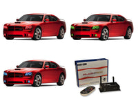 Dodge Charger V.3 Fusion Color Change Headlight & LED Halo Fog Light Kit 2005-2010