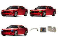 Dodge Charger V.3 Fusion Color Change LED Halo Headlight Kit 2005-2010