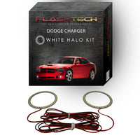 Dodge Charger White LED Halo Fog Light Kit 2005-2010