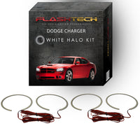 Dodge Charger White LED Halo Headlight Kit 2005-2010