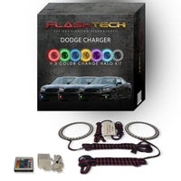 Dodge Charger V.3 Fusion Color Change LED Halo Fog Light Kit 2011-2014