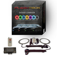 Dodge Charger V.3 Fusion Color Change LED Halo Fog Light Kit 2011-2014